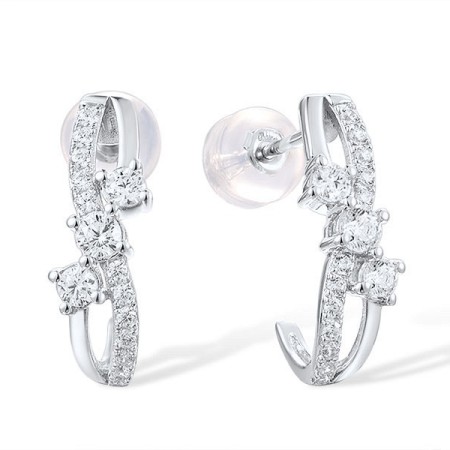 9KW Earrings White Cubic Zirconia (E316046WCZ9KW)