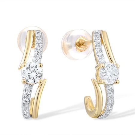 9KYW Earrings White Cubic Zirconia (E316049WCZ9KYW)