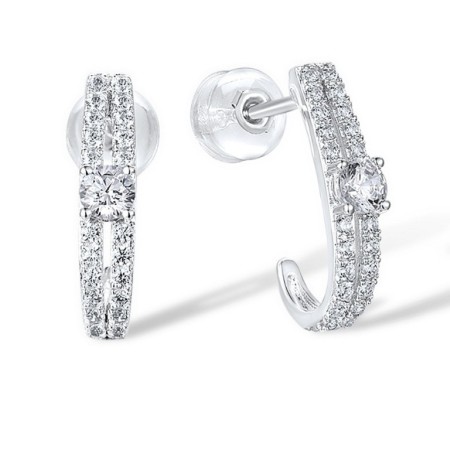 9KW Earrings White Cubic Zirconia (E316050WCZ9KW)