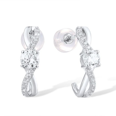 9KW Earrings White Cubic Zirconia (E316051WCZ9KW)