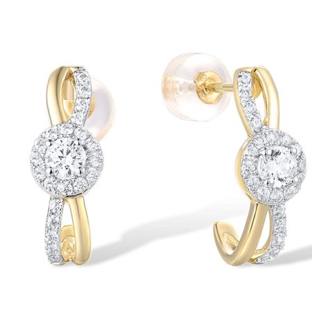 9KYW Earrings White Cubic Zirconia (E316053WCZ9KYW)