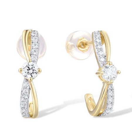 9KYW Earrings White Cubic Zirconia (E316054WCZ9KYW)