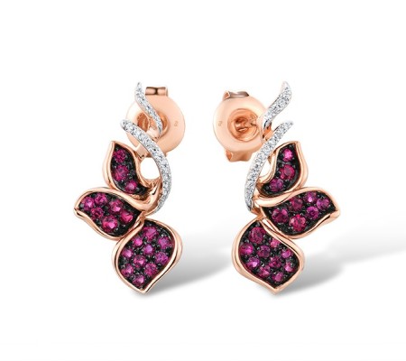 14KRWB Earrings  (E316101RUY14KRWB)