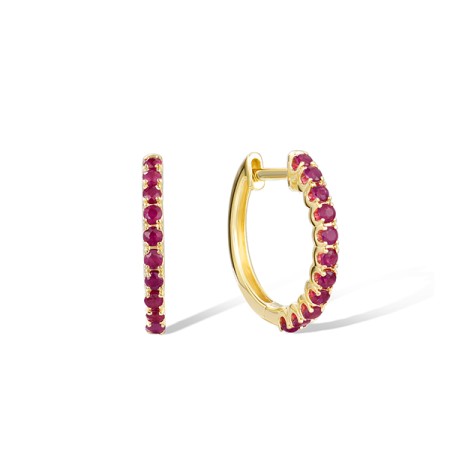 14KY Earrings Ruby (E316173RUY14KY)