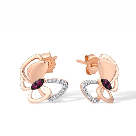 14KRWB Earrings Diamond,Ruby (E316196RUY14KRWB)