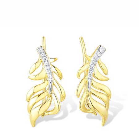 14KYW Earrings Diamond (E316207DIA14KYW)