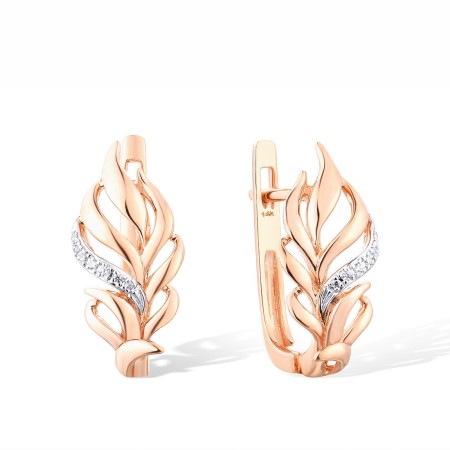 14KRW Earrings Diamond (E316209DIA14KRW)