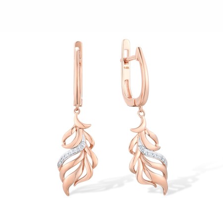 14KRW Earrings Diamond (E316211ADIA14KRW)