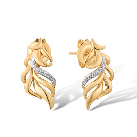 14KYW Earrings Diamond (E316211DIA14KYW)