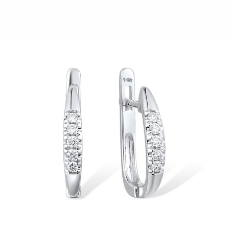 14KW Earrings Diamond (E316353DIA14KW)