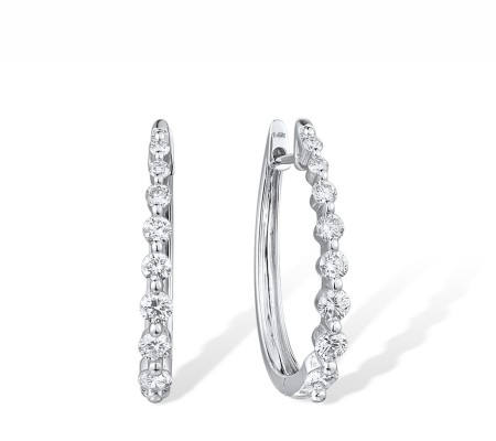 14KW Earrings Diamond (E316354DIA14KW)
