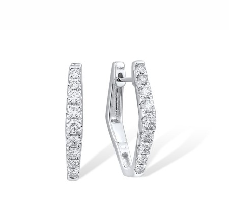 14KW Earrings Diamond (E316355DIA14KW)