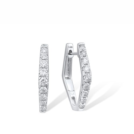 14KW Earrings Diamond (E316355DIA14KW)