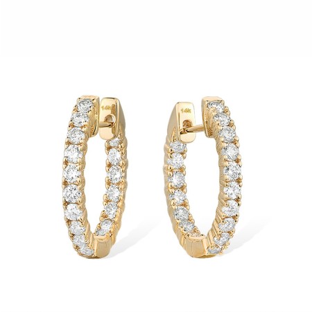 14KY Earrings Diamond (E316356DIA14KY)