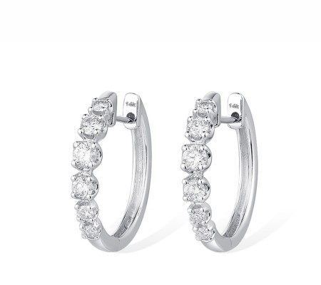 14KW Earrings Diamond (E316357DIA14KW)