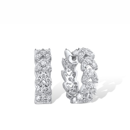 14KW Earrings Diamond (E316359DIA14KW)