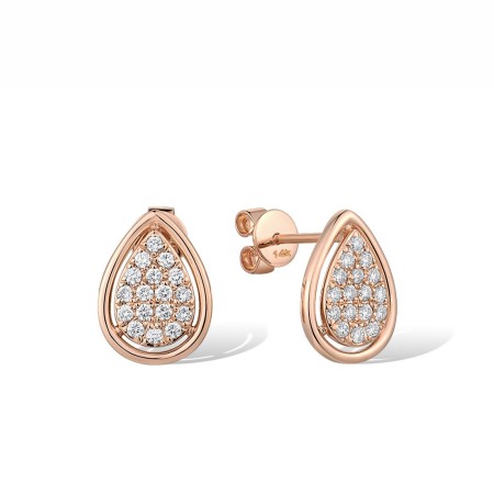 14KR Earrings Diamond (E316366DIA14KR)