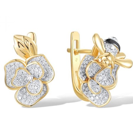 14K1YWB Earrings Diamond (E316405DIA14K1YWB)
