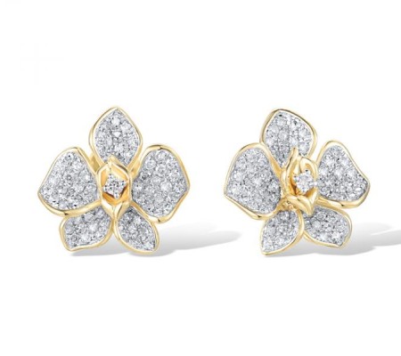 14KYW Earrings Diamond (E316415DIA14KYW)