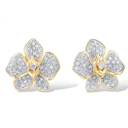 14KYW Earrings Diamond (E316415DIA14KYW)