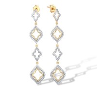 14KYW Earrings Diamond (E316420DIA14KYW)