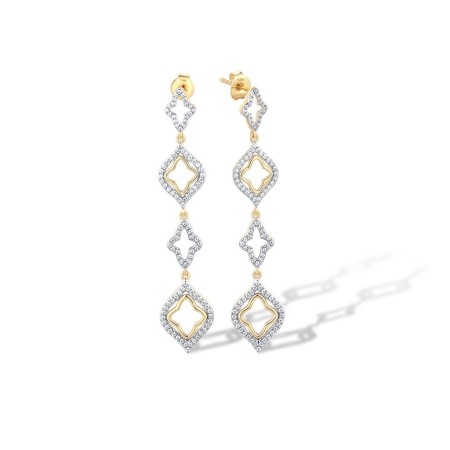 14KYW Earrings Diamond (E316420DIA14KYW)