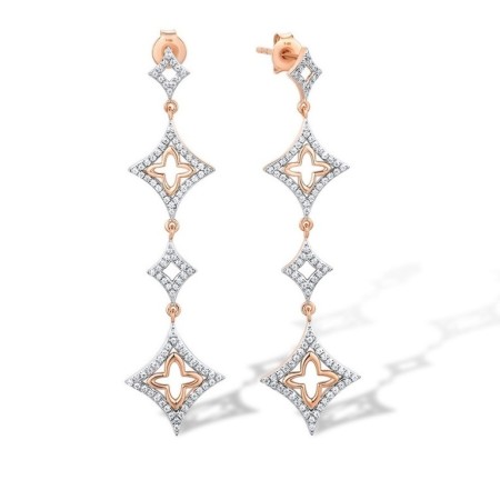 14KRW Earrings Diamond (E316421DIA14KRW)