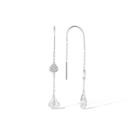 Sterling Silver Earrings White Cubic Zirconia (E316478WCZSL925)