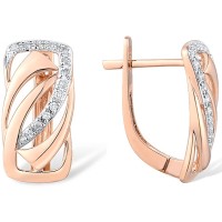 14KRW Earrings Diamond (E316488DIA14KRW)