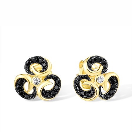 14KYB Earrings Black Diamond,Diamond (E316551WBD14KYB)