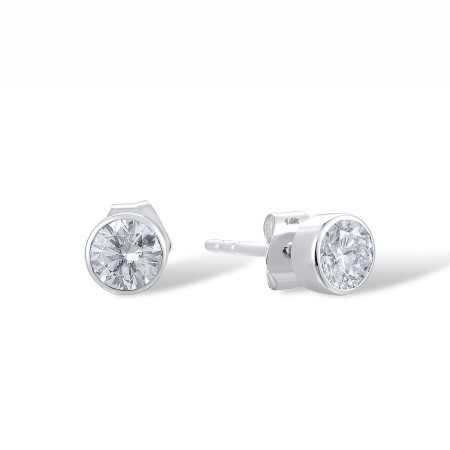 14KW Earrings Laboratory White Diamond (E316554LWD14KW)