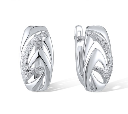 14KW Earrings Diamond (E316590DIA14KW)