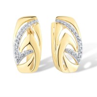 14KYW Earrings Diamond (E316590DIA14KYW)