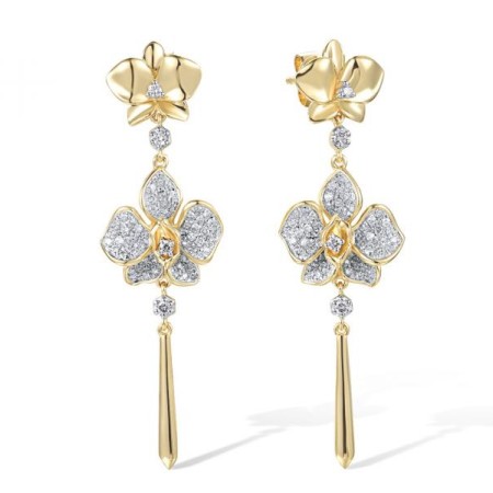 14KYW Earrings Diamond (E316643DIA14KYW)