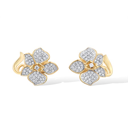 14KYW Earrings Diamond (E316644DIA14KYW)