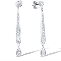 14KW Earrings Diamond (E316719DIA14KW)