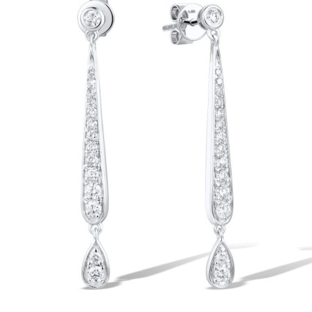 14KW Earrings Diamond (E316719DIA14KW)