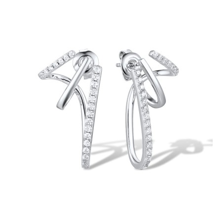 Sterling Silver Earrings White Cubic Zirconia (E316760WCZSL925)