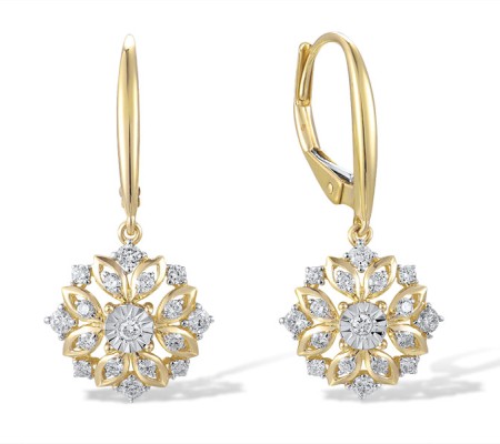 14TT Earrings Diamond (E316770ADIA14TT)