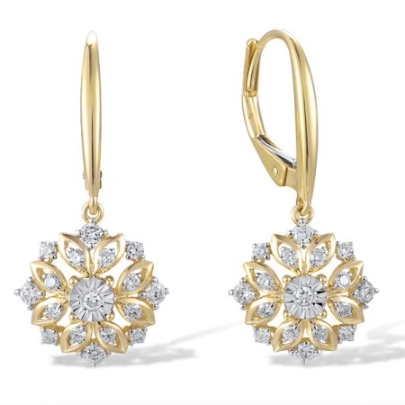 14TT Earrings Diamond (E316770ADIA14TT)