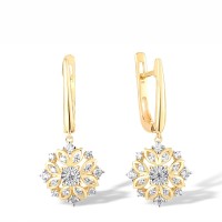 14TT Earrings Diamond (E316770DIA14TT)