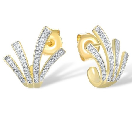 14KYW Earrings Diamond (E316773DIA14KYW)