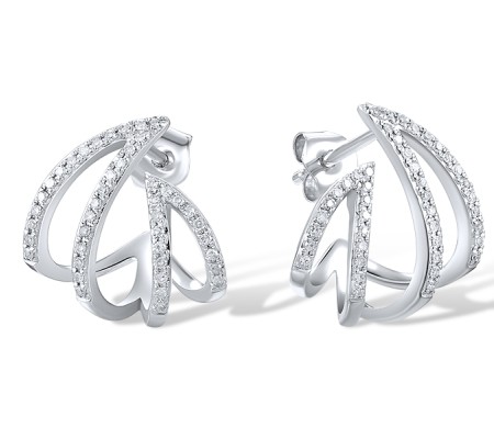 14KW Earrings Diamond (E316774DIA14KW)