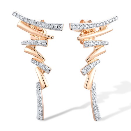 14KYW Earrings Diamond (E316812DIA14KYW)
