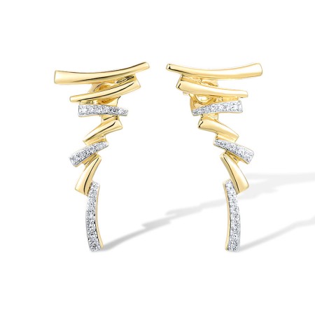 14KYW Earrings Diamond (E316813DIA14KYW)