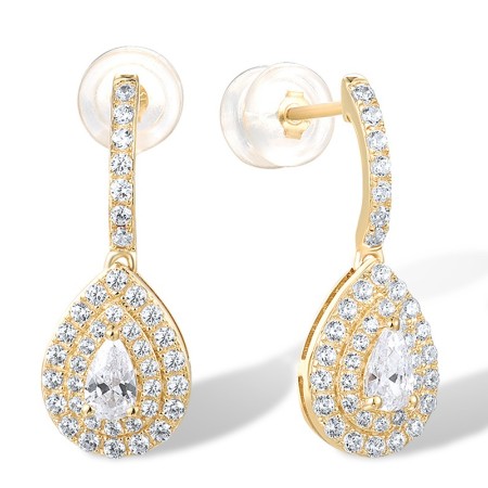 9KY Earrings White Cubic Zirconia (E316914WCZ9KY)