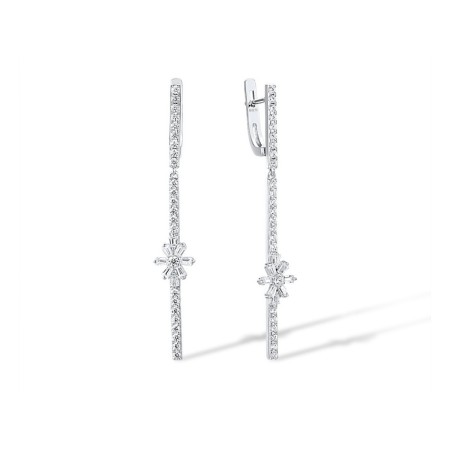 Sterling Silver Earrings White Cubic Zirconia (E316919WCZSL925)