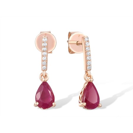 14KR Earrings Ruby,Diamond (E316939RUB14KR)