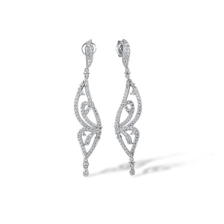 Sterling Silver Earrings White Cubic Zirconia (E316992WCZSL925)