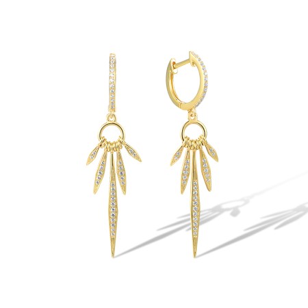 14KYW Earrings Diamond (E317040DIA14KYW)